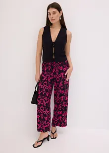 Pantaloni fantasia in viscosa fluente, bonprix