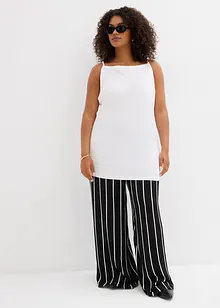 Top lungo in misto cotone elasticizzato, bonprix