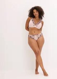 Reggiseno con coppe preformate e ricami delicati, bonprix