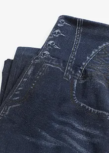 Leggings effetto jeans senza cuciture con effetto modellante forte, bonprix