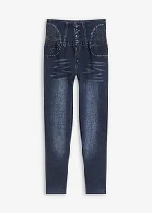 Leggings effetto jeans senza cuciture con effetto modellante forte, bonprix