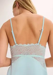 Sottoveste con materiale lucido, bonprix