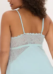 Sottoveste con materiale lucido, bonprix