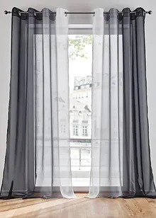 Tenda con poliestere riciclato e colori sfumati (pacco da 2), bonprix