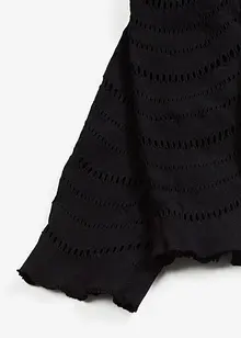 Leggings con comoda fascia in vita e ricamo traforato, 80 DEN, bonprix