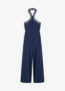 Tuta elegante in jersey con dettagli laser-cut, bonprix