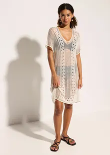 Copricostume in viscosa fluente effetto uncinetto, bonprix