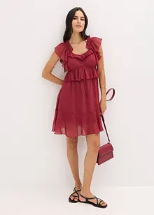 Abito di chiffon svasato, bonprix
