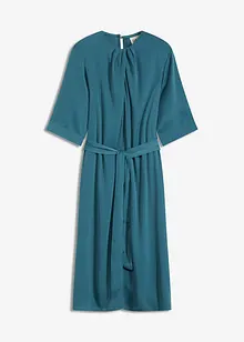 Abito midi in satin lucido, bonprix