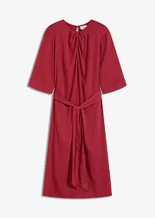 Abito midi in satin lucido, bonprix