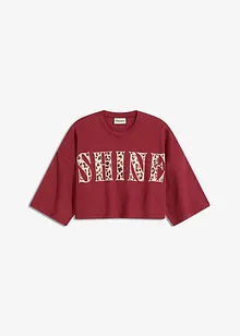 T-shirt cropped in puro cotone biologico, bonprix