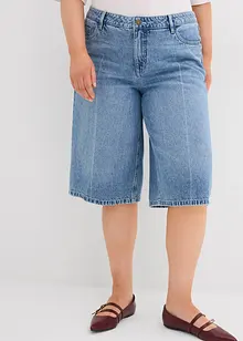 Bermuda in jeans low stretch, vita media, bonprix