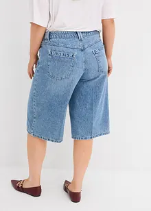 Bermuda in jeans low stretch, vita media, bonprix