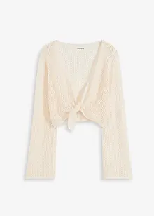 Cardigan copricostume traforato, bonprix