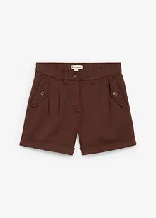 Shorts in twill a vita alta, bonprix