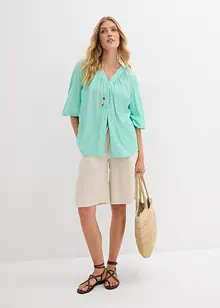 Bermuda in misto viscosa fluente, bonprix