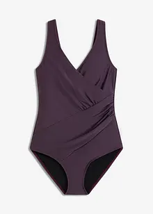 Costume intero incrociato con effetto modellante medio, bonprix