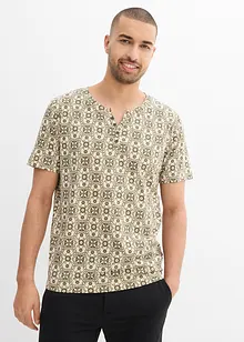 Maglia serafino in puro cotone, bonprix