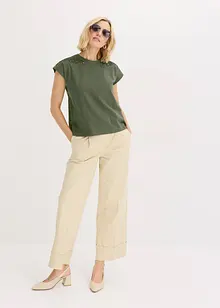 Maglia con dettagli in pizzo, bonprix