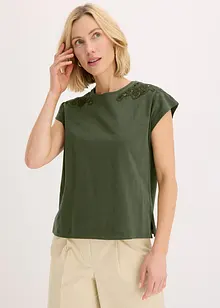Maglia con dettagli in pizzo, bonprix