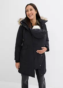 Giubbotto prémaman 3 in 1, antivento e impermeabile con inserto babywearing, bonprix