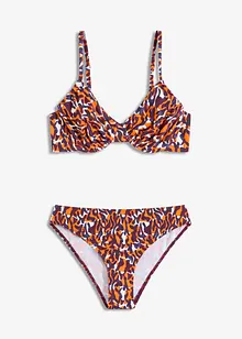 Bikini sgambato con ferretto (set 2 pezzi), bonprix