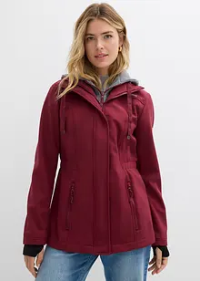 Giacca lunga 2 in 1 in softshell idrorepellente, bonprix