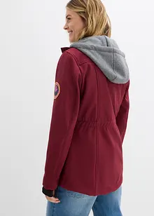 Giacca lunga 2 in 1 in softshell idrorepellente, bonprix