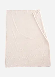 Plaid in morbido pile con struttura a nido d'ape, bonprix