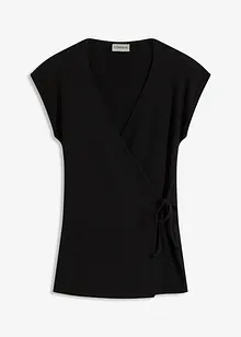 Maglia con effetto incrociato, bonprix