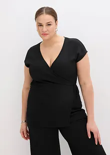 Maglia con effetto incrociato, bonprix