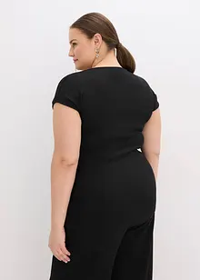 Maglia con effetto incrociato, bonprix