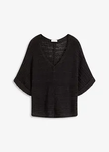 Maglia in filato a fettuccia, bonprix
