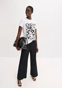T-shirt con stampa leopardata, bonprix
