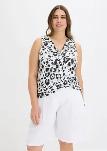 Top con fiocco morbido, bonprix