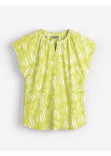 Maglia serafino in misto viscosa morbido, bonprix