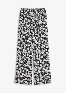 Pantaloni a palazzo in tessuto operato, bonprix