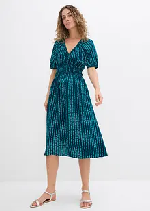 Abito midi in morbida viscosa, bonprix