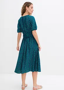 Abito midi in morbida viscosa, bonprix