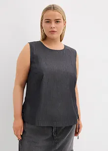 Top in jeans di cotone biologico, bonprix