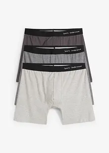 Boxer aderenti a mezza lunghezza (pacco da 3), bonprix