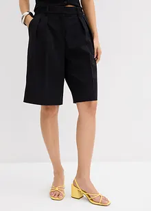 Bermuda in misto viscosa con pinces, bonprix