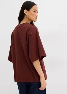 Maglia oversize in puro cotone biologico con maniche ampie, bonprix