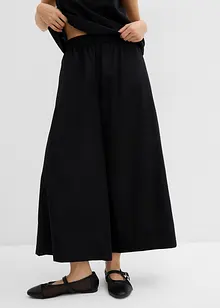 Pantaloni culotte ampi in puro cotone, bonprix