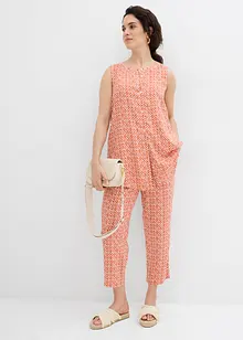 Blusa lunga in morbida viscosa, bonprix