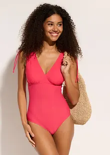 Costume intero con spalline larghe ed effetto modellante leggero, bonprix