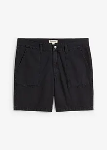 Shorts in twill di puro cotone, loose fit, bonprix