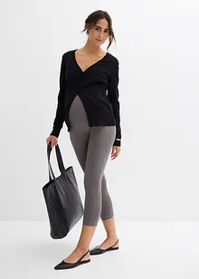 Leggings capri prémaman (pacco da 2), bonprix