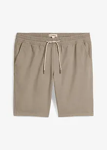Bermuda con elastico in vita in puro cotone, regular fit, bonprix