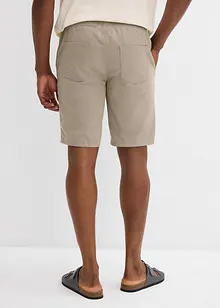 Bermuda con elastico in vita in puro cotone, regular fit, bonprix